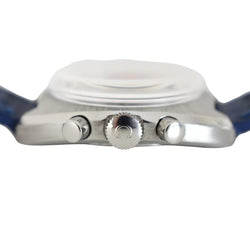 Montre OMEGA "Seamaster" en acier et cuir - Castafiore