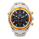 Montre OMEGA "Seamaster Planet Ocean" en acier et saphir - Castafiore