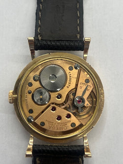 Montre OMÉGA "Vintage" en or rose, acier et cuir - Castafiore