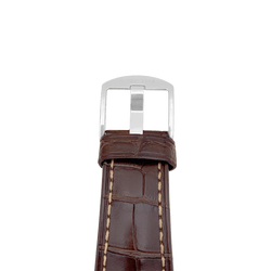 Montre PANERAI "Luminor Due" en acier et cuir - Castafiore