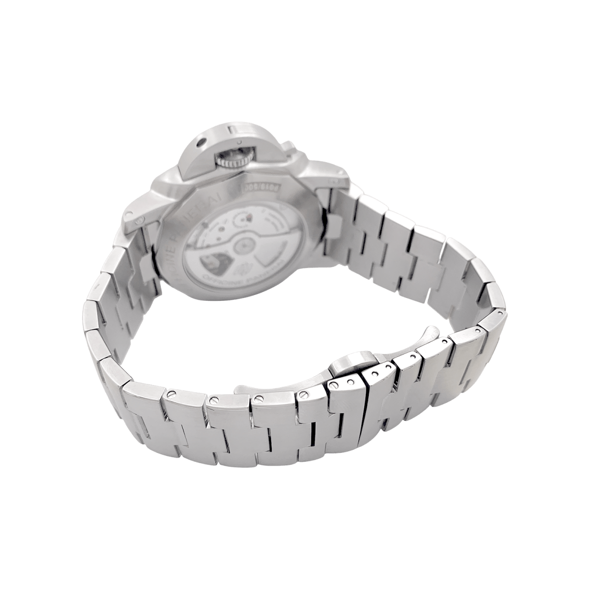 Montre Panerai "Luminor GMT" en acier. - Castafiore