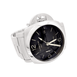 Montre Panerai "Luminor GMT" en acier. - Castafiore