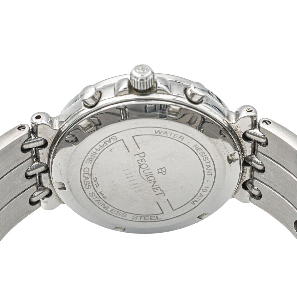 Montre PEGUIGNET "Moorea" en acier, saphir et quartz - Castafiore