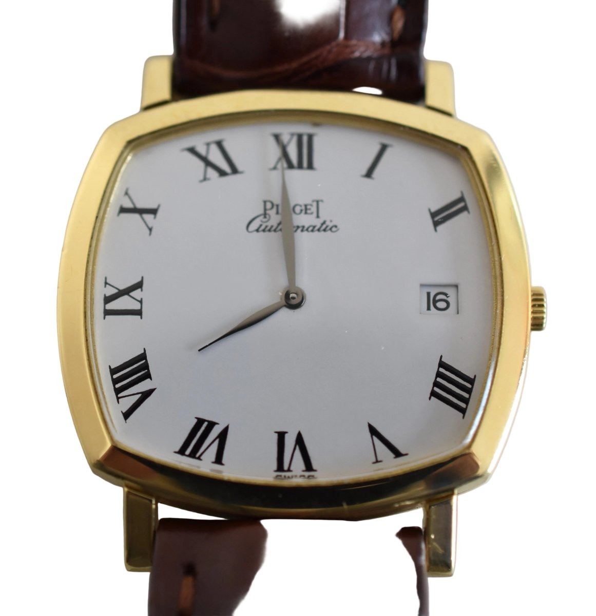 Montre PIAGET Coussin automatique en or jaune - Castafiore