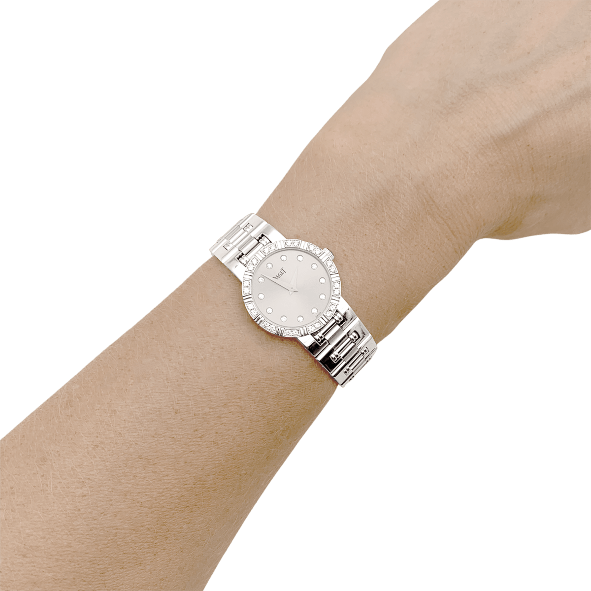 Montre PIAGET "Dancer" en or blanc et diamants - Castafiore
