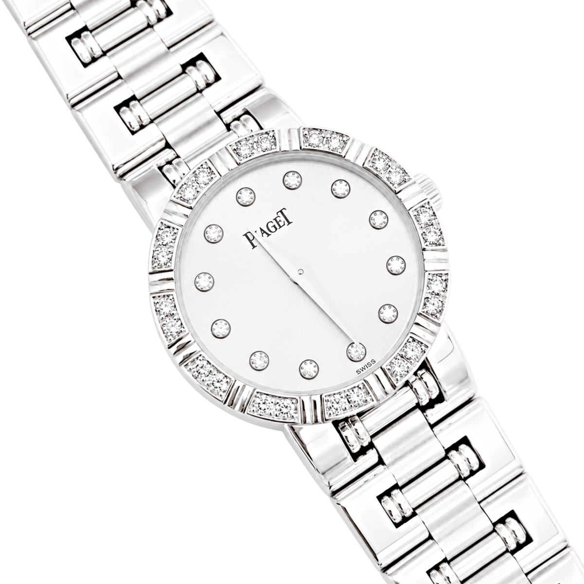 Montre PIAGET "Dancer" en or blanc et diamants - Castafiore