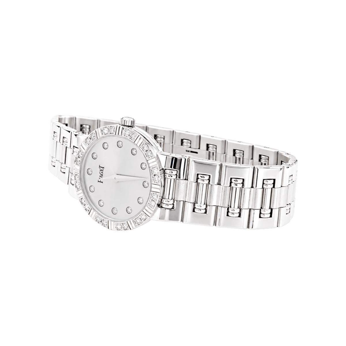 Montre PIAGET "Dancer" en or blanc et diamants - Castafiore