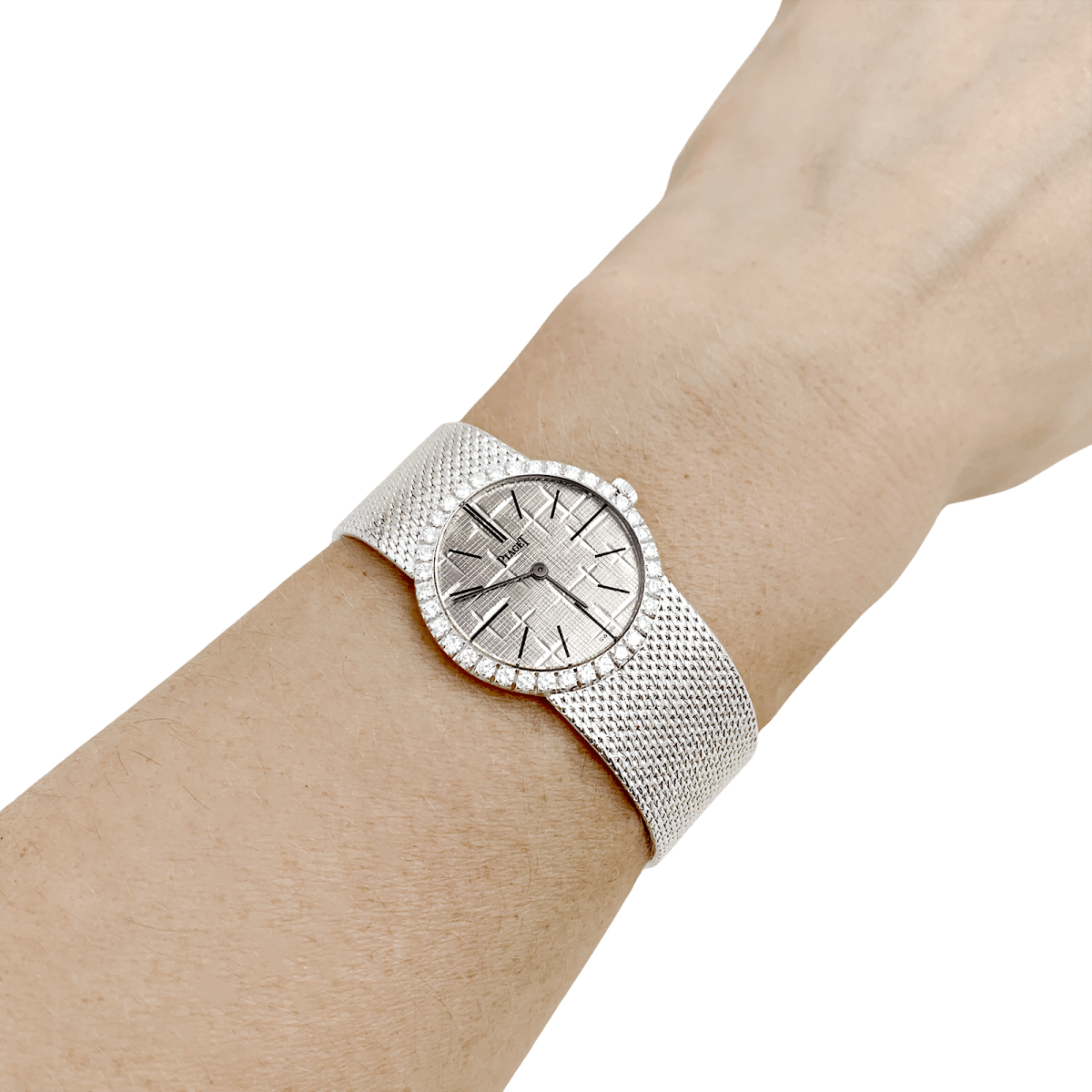 Montre PIAGET en or blanc et diamants - Castafiore