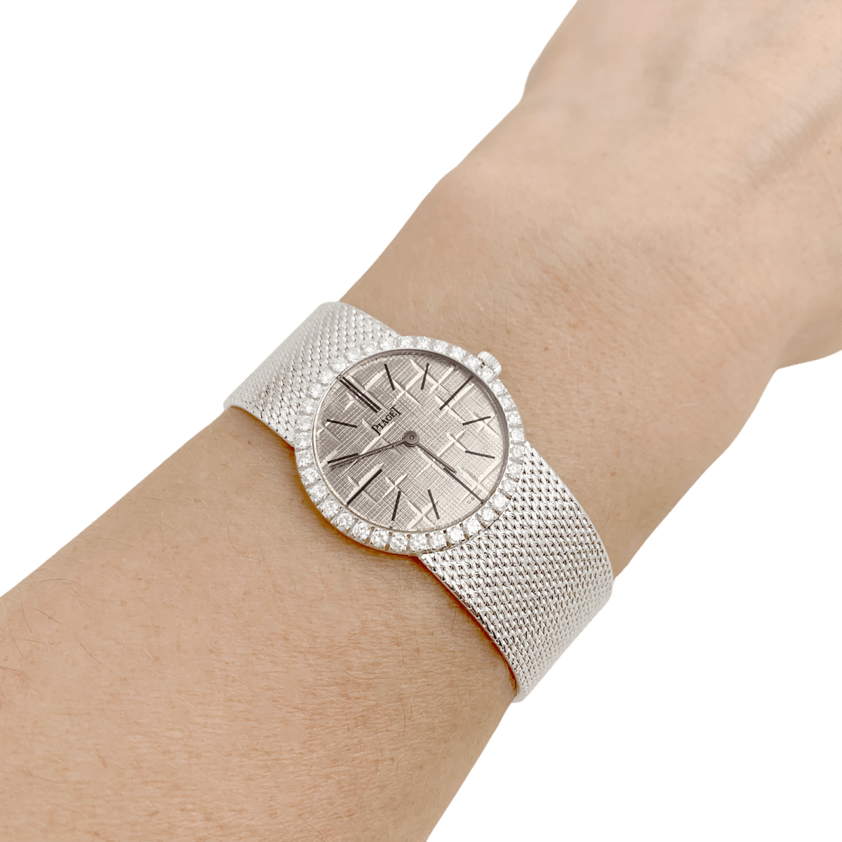 Montre PIAGET en or blanc et diamants - Castafiore