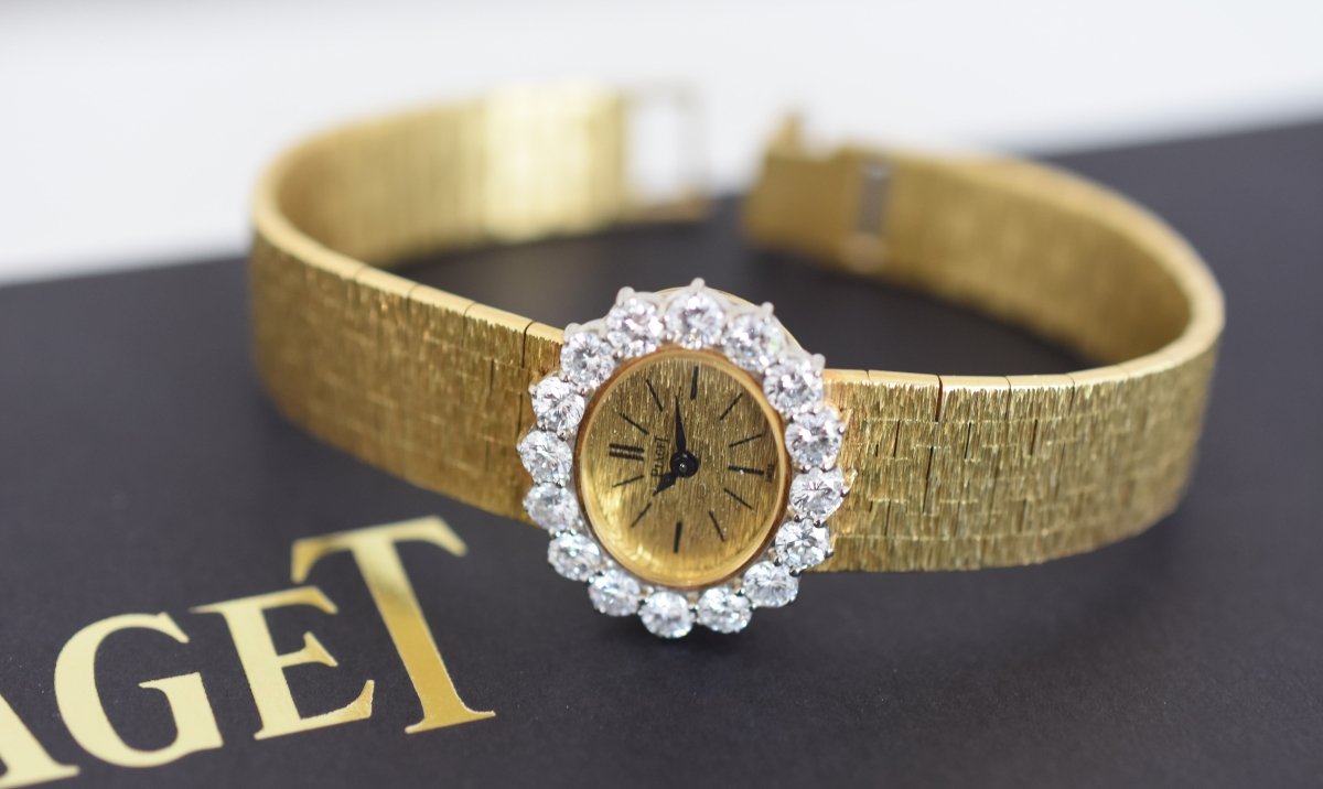 Montre PIAGET en or jaune et diamants - Castafiore