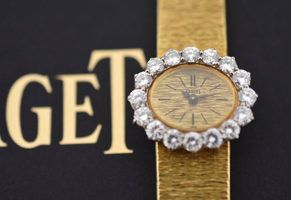 Montre PIAGET en or jaune et diamants - Castafiore