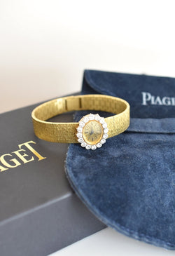 Montre PIAGET en or jaune et diamants - Castafiore