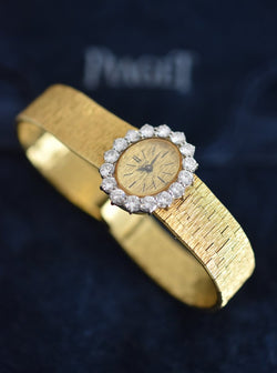 Montre PIAGET en or jaune et diamants - Castafiore