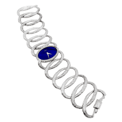 Montre PIAGET, "Limelight Magic Hour", or blanc, diamants, lapis lazuli. - Castafiore