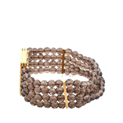 Montre POIRAY en or jaune, quartz et saphir - Castafiore