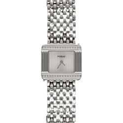 Montre POIRAY "Ma Première "en acier et diamants - Castafiore