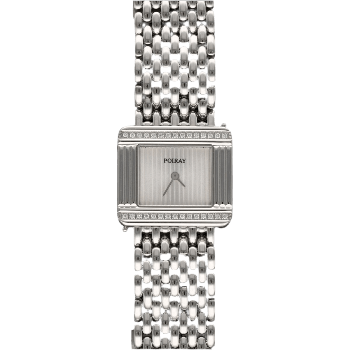 Montre POIRAY "Ma Première "en acier et diamants - Castafiore