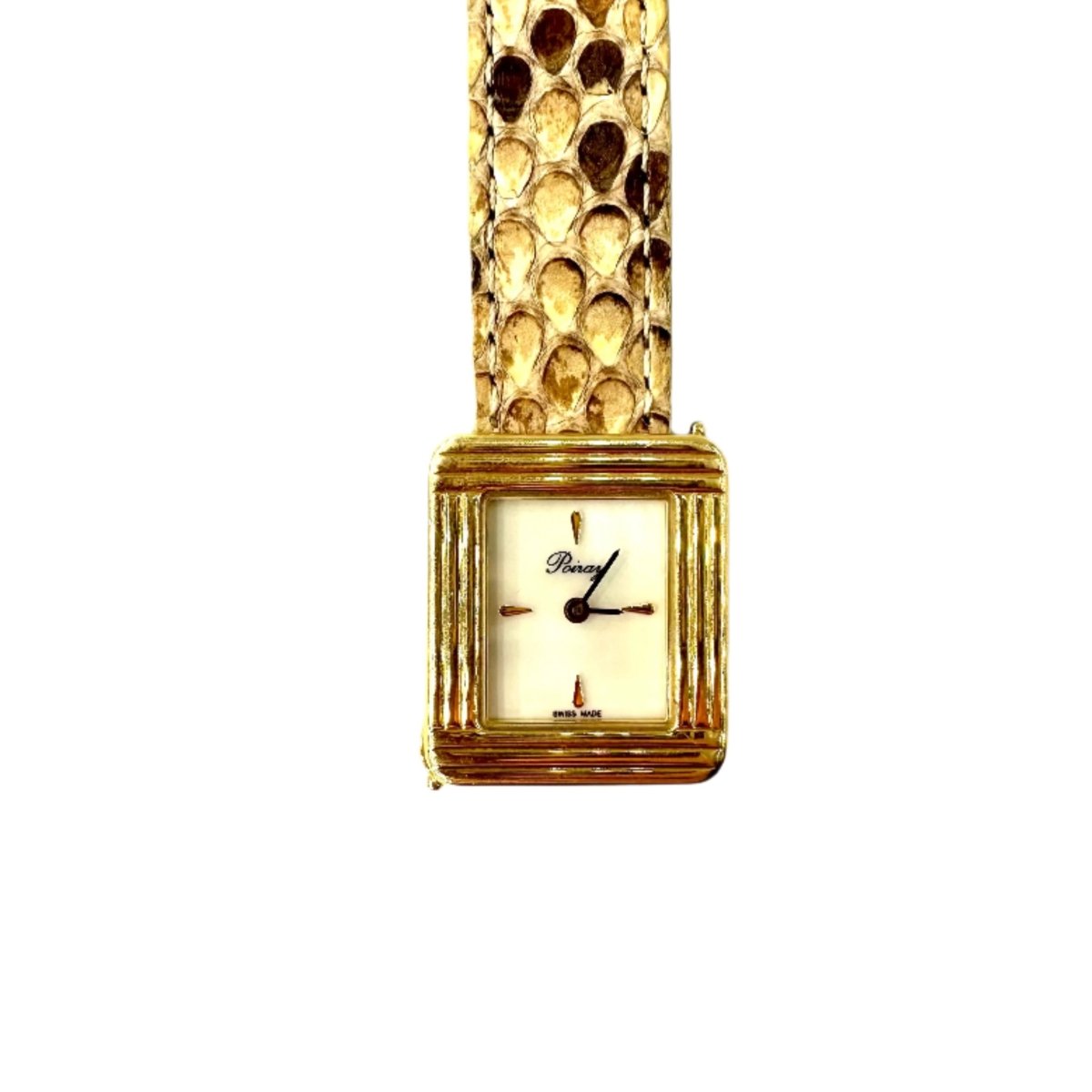 Montre POIRAY, "Ma première" en or jaune et nacre - Castafiore