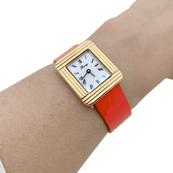 Montre POIRAY, "Ma Première", plaqué or, acier. - Castafiore