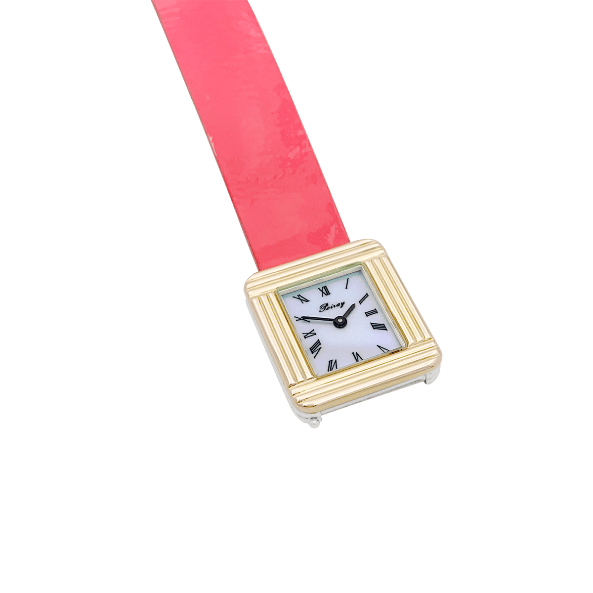 Montre POIRAY, "Ma Première", plaqué or, acier. - Castafiore