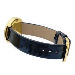 Montre Poiray "Ma Seconde" acier, or, cuir, nacre, diamants. - Castafiore