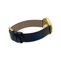 Montre Poiray "Ma Seconde" acier, or, cuir, nacre, diamants. - Castafiore