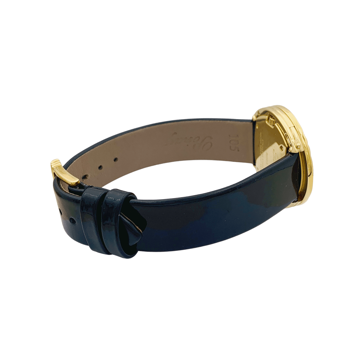 Montre Poiray "Ma Seconde" acier, or, cuir, nacre, diamants. - Castafiore