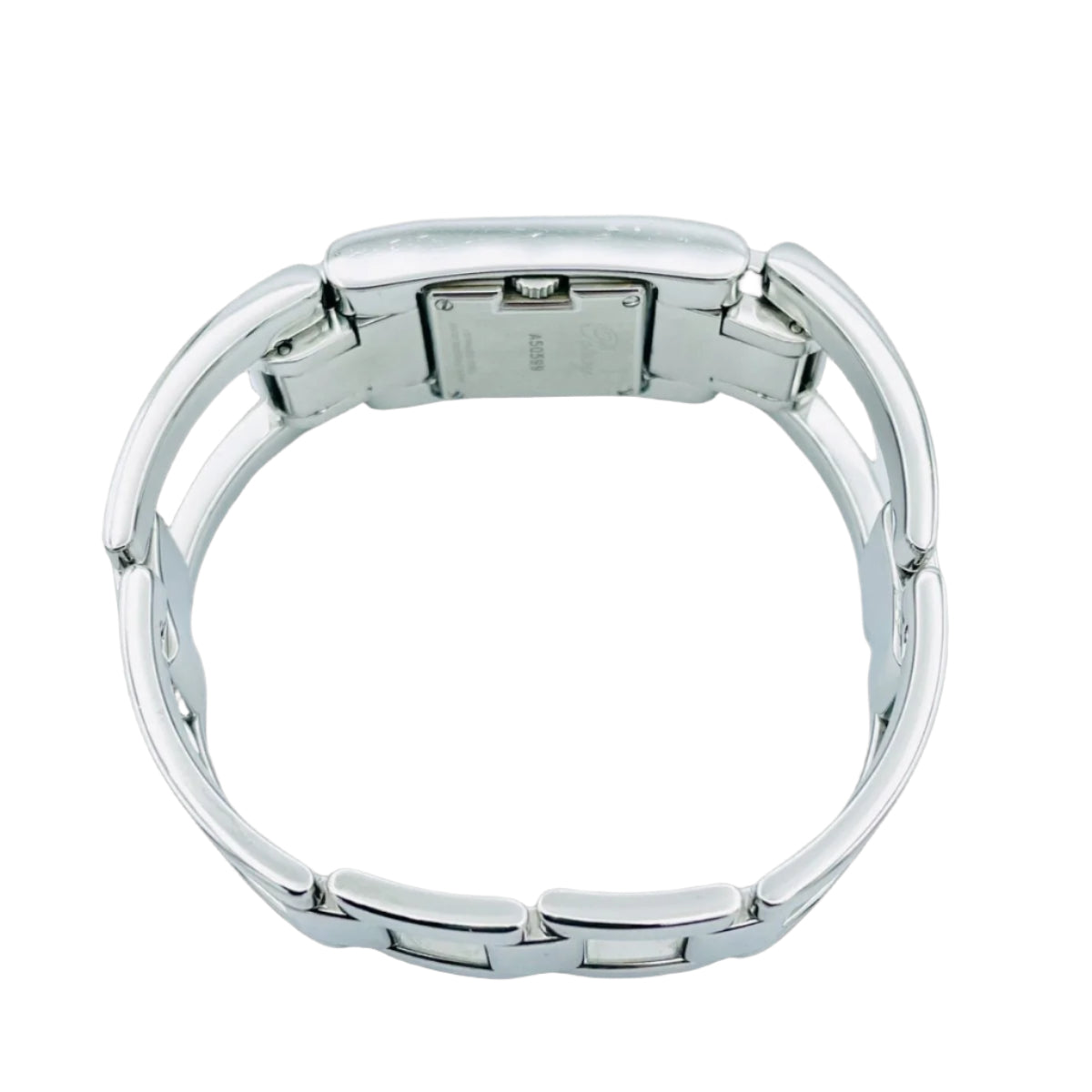 Montre POIRAY "Time 3" en acier, nacre et quartz - Castafiore