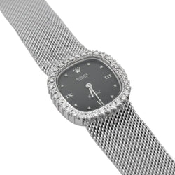 Montre ROLEX "Cellini" en or blanc et diamants - Castafiore