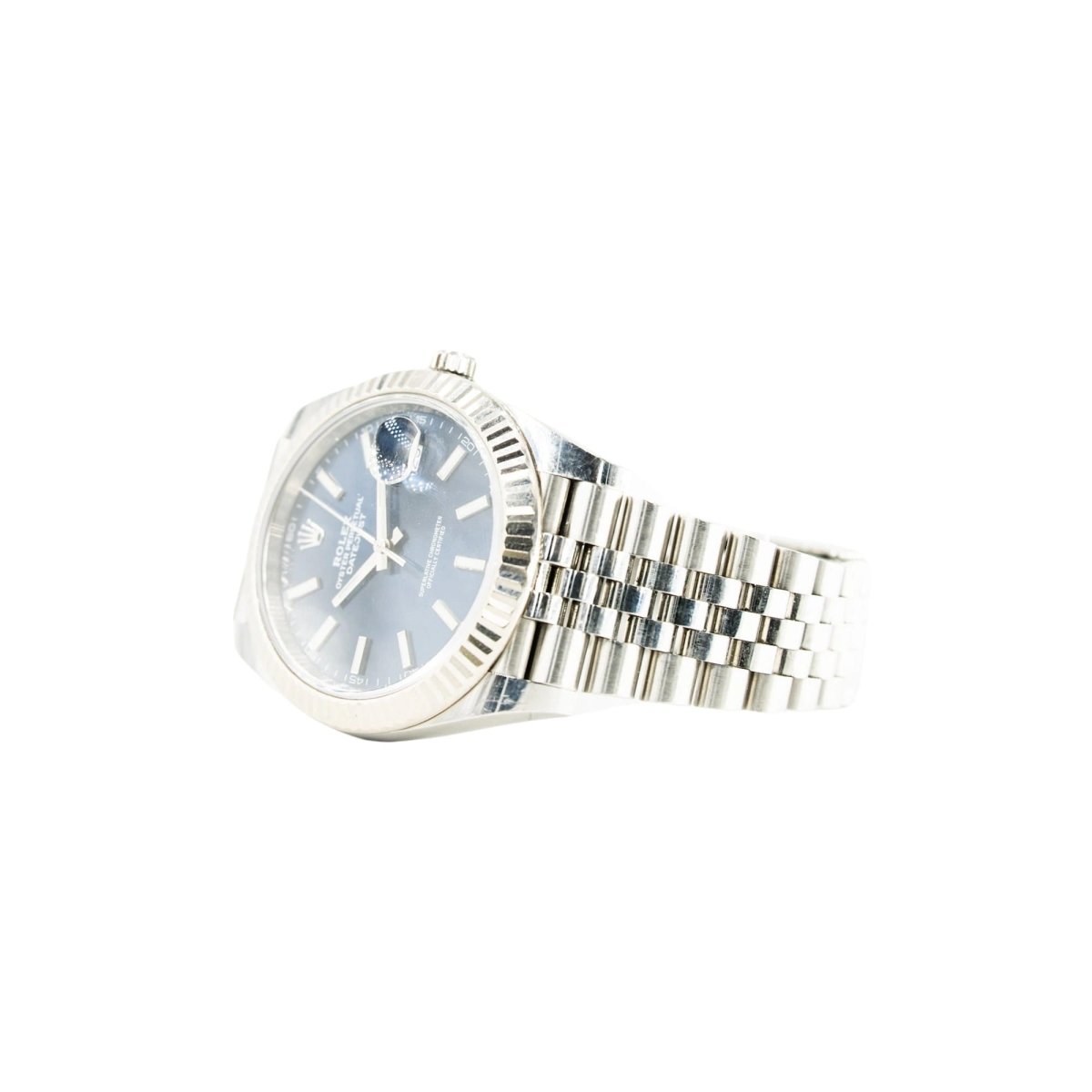 Montre ROLEX "Datejust 41" en acier et or blanc - Castafiore