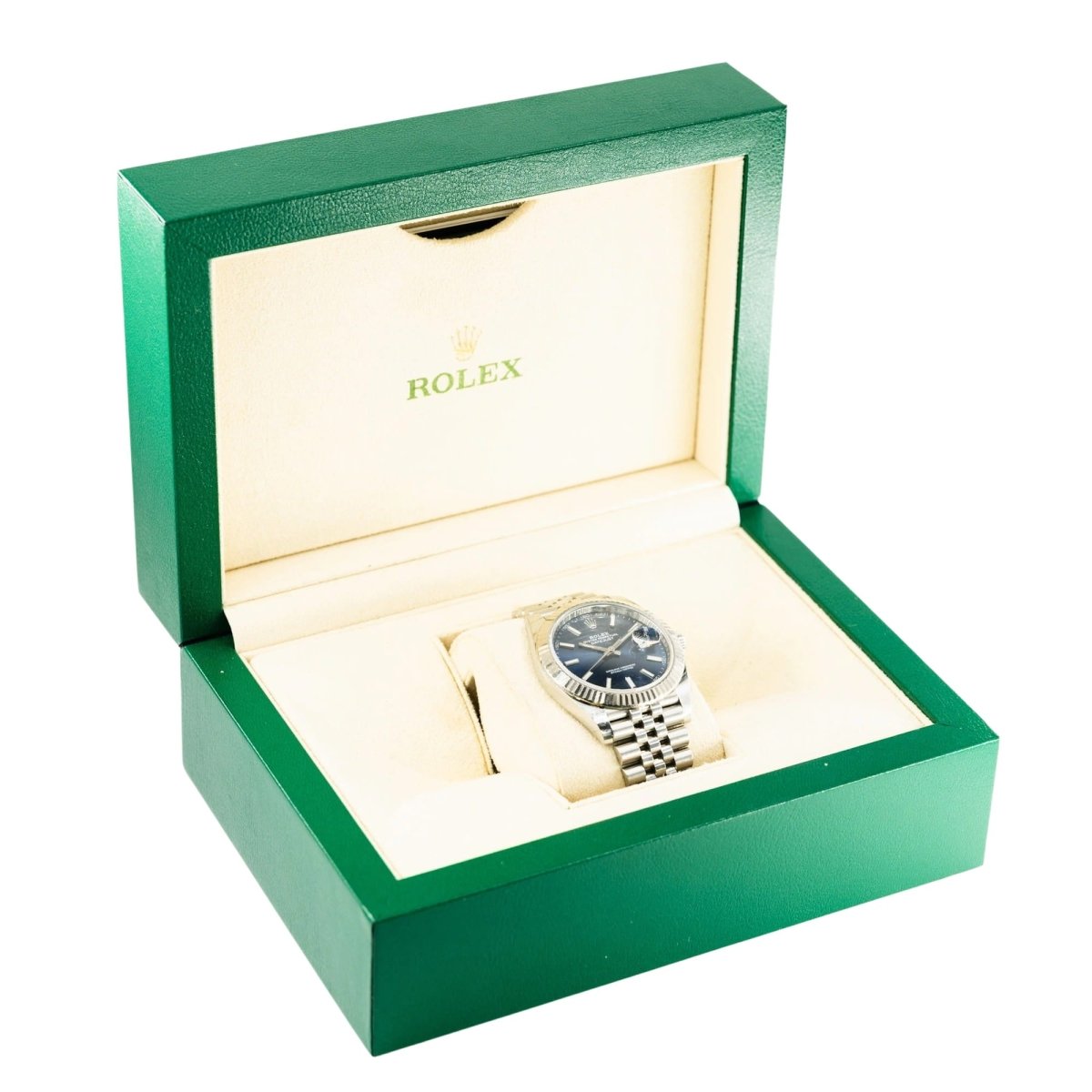 Montre ROLEX "Datejust 41" en acier et or blanc - Castafiore