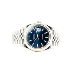 Montre ROLEX "Datejust 41" en acier et or blanc - Castafiore
