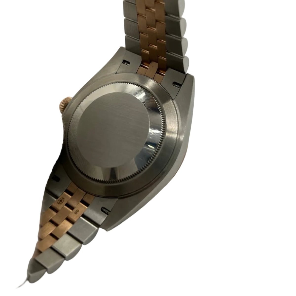 Montre ROLEX "DateJust 41" en or rose, acier et diamants - Castafiore