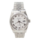 Montre ROLEX "Datejust" en acier - Castafiore