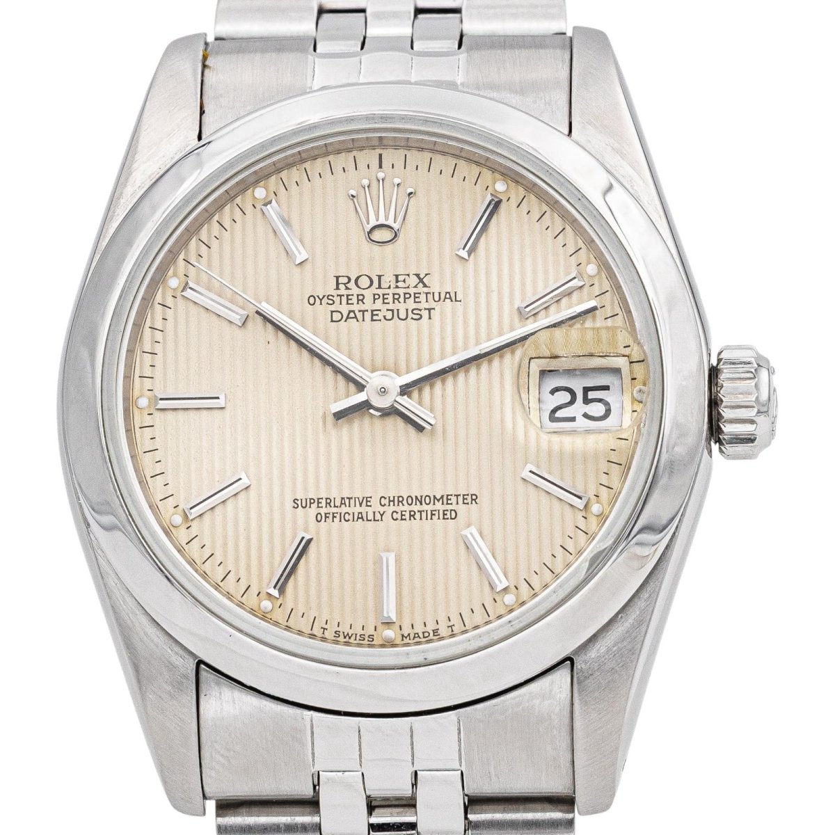 Montre ROLEX "DateJust" en acier - Castafiore