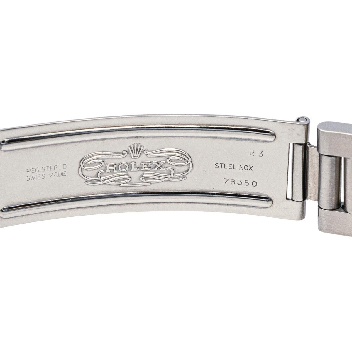 Montre ROLEX "Datejust" en acier et saphir - Castafiore