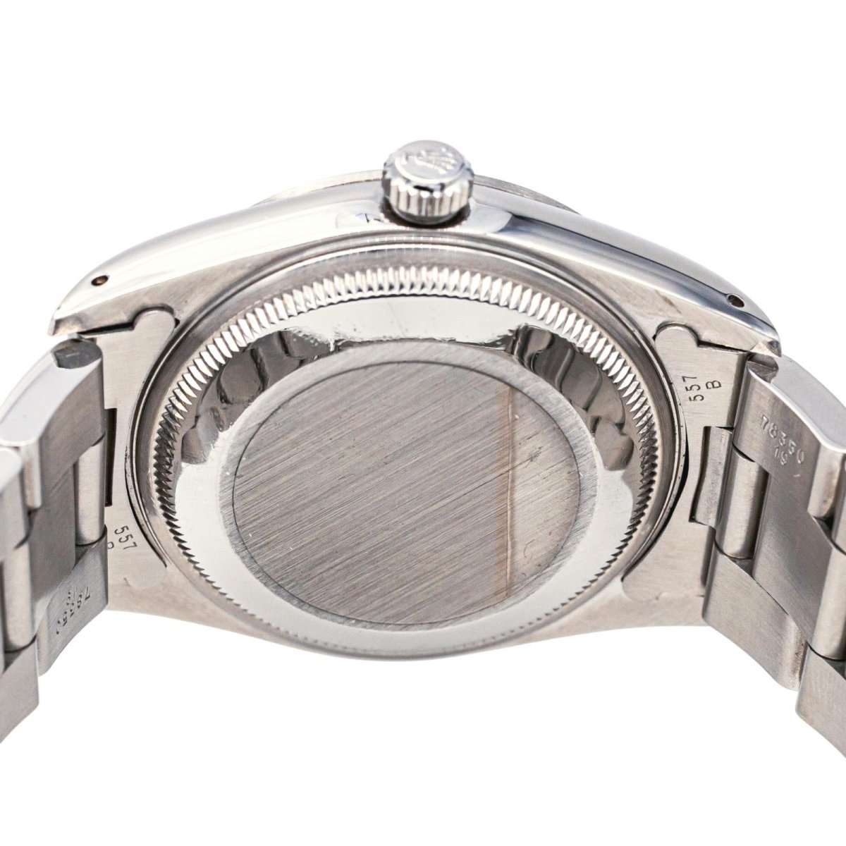 Montre ROLEX "Datejust" en acier et saphir - Castafiore