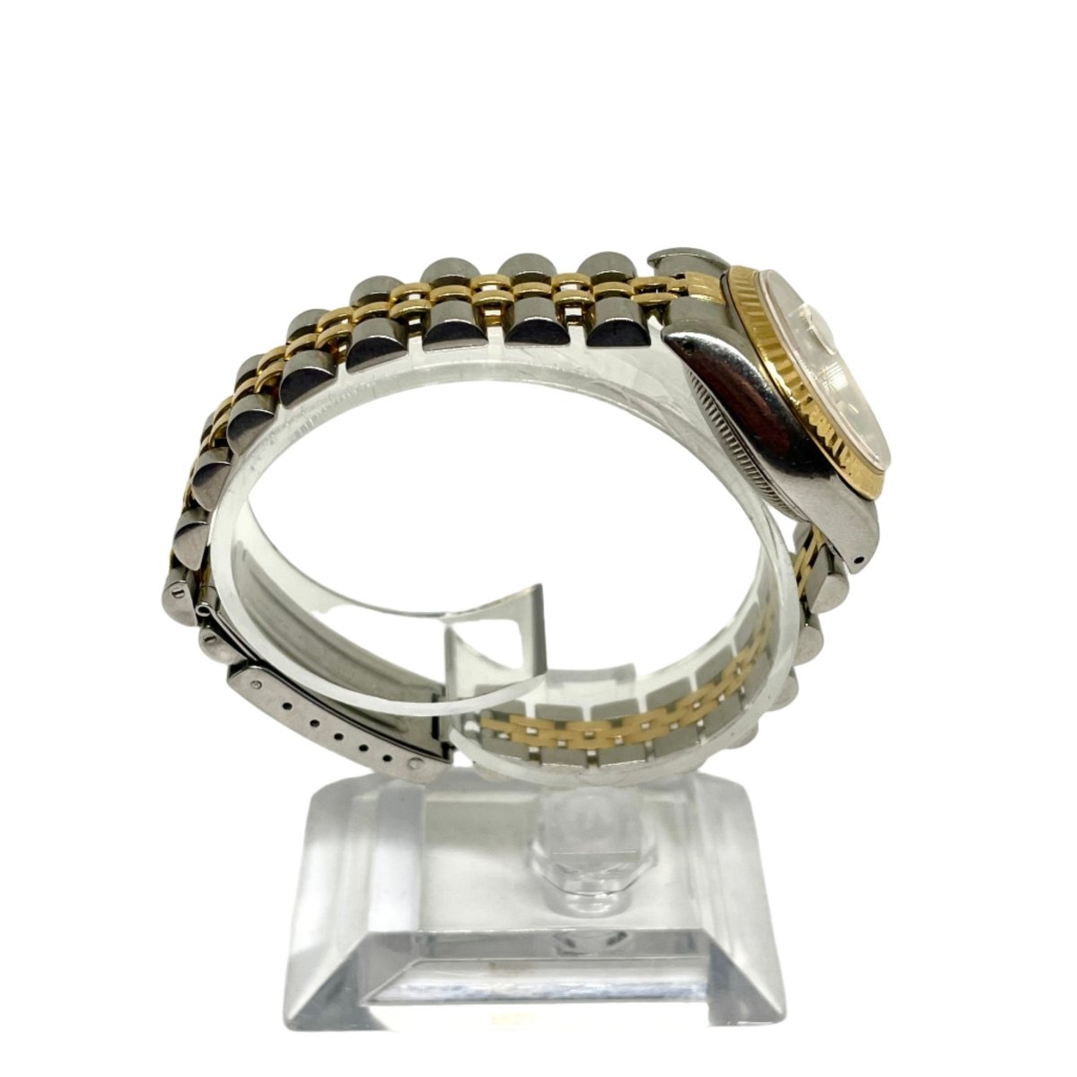 Montre ROLEX "DateJust" en or jaune et acier - Castafiore