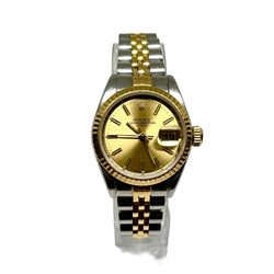 Montre ROLEX "DateJust" en or jaune et acier - Castafiore