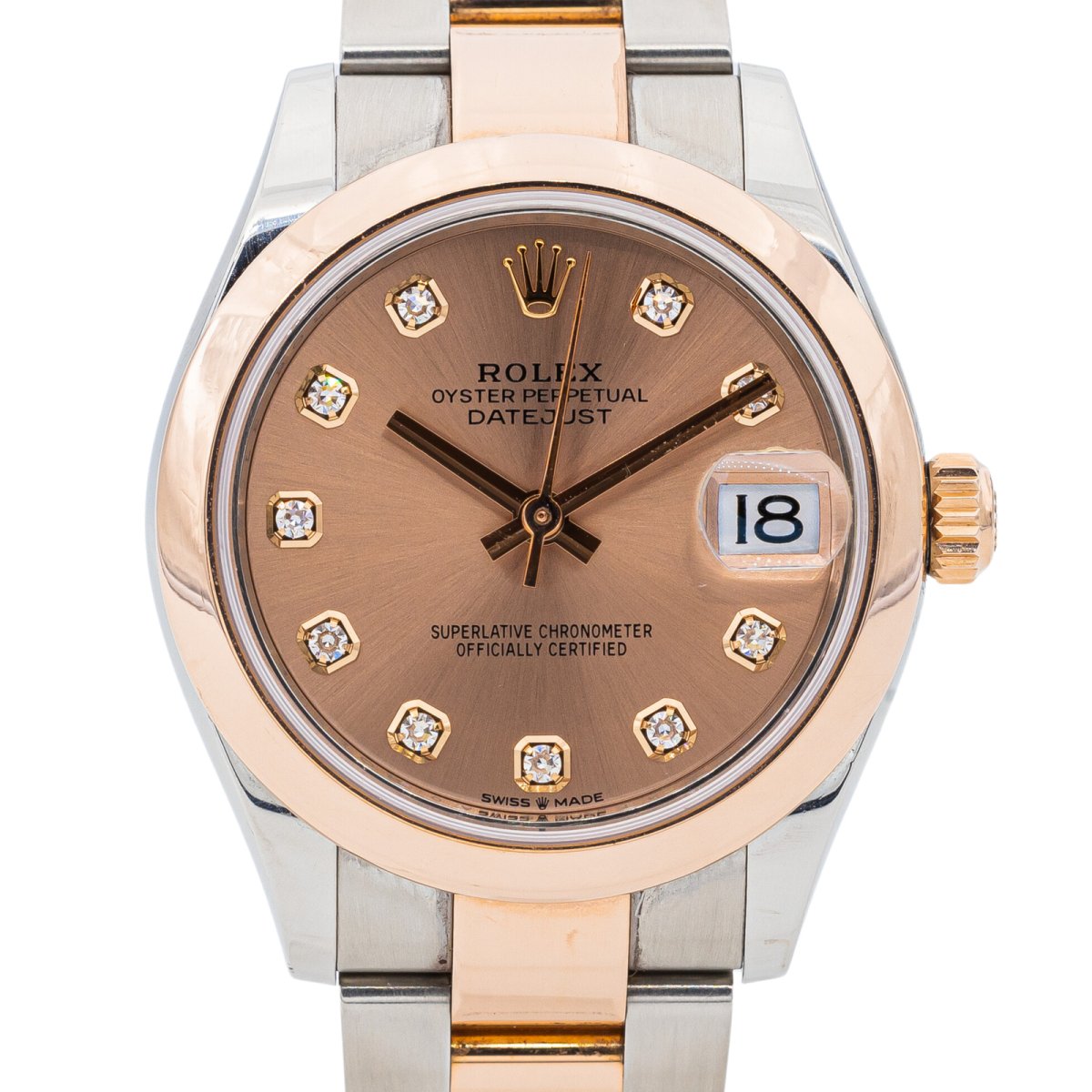 Montre ROLEX "Lady - Datejust" Acier Diamant - Castafiore