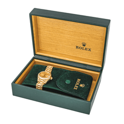 Montre ROLEX "Lady - Datejust" en or jaune - Castafiore