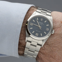 Montre Rolex "Oyster Perpetual Air King" en acier - Castafiore