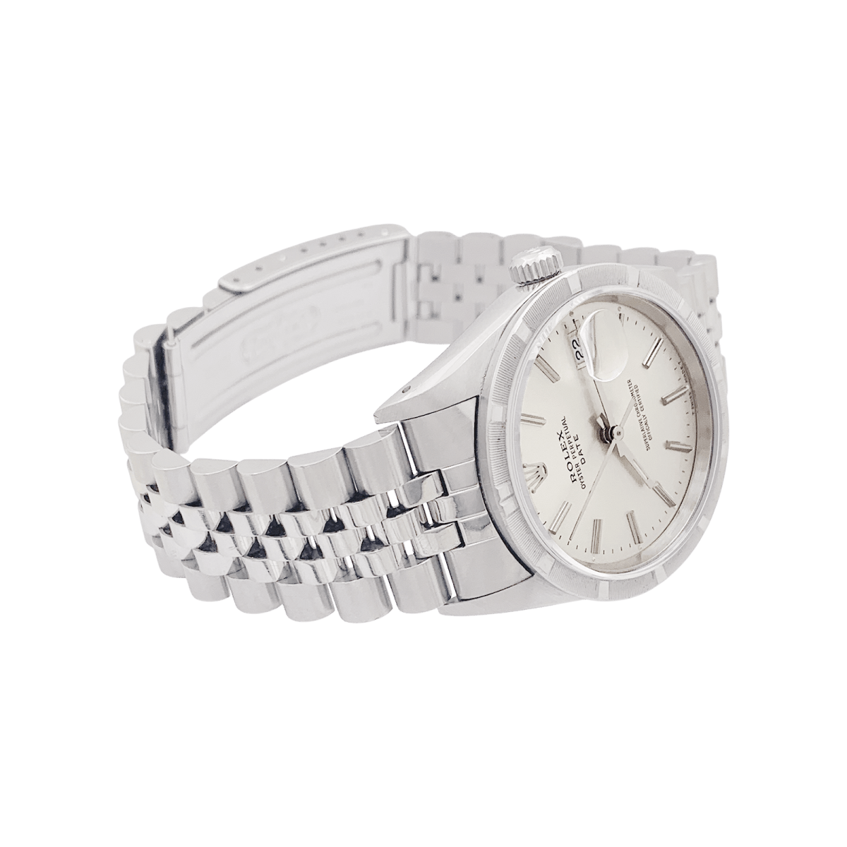 Montre Rolex "Oyster Perpetual Date" en acier - Castafiore