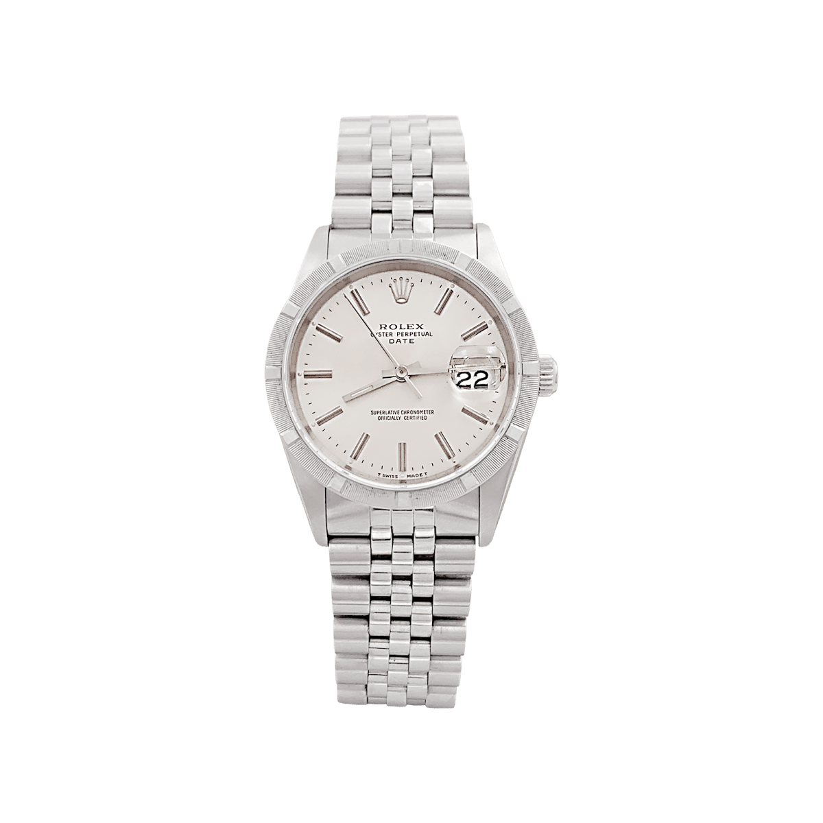 Montre Rolex "Oyster Perpetual Date" en acier - Castafiore