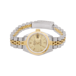 Montre ROLEX "Oyster Perpetual Datejust" en or jaune et acier - Castafiore