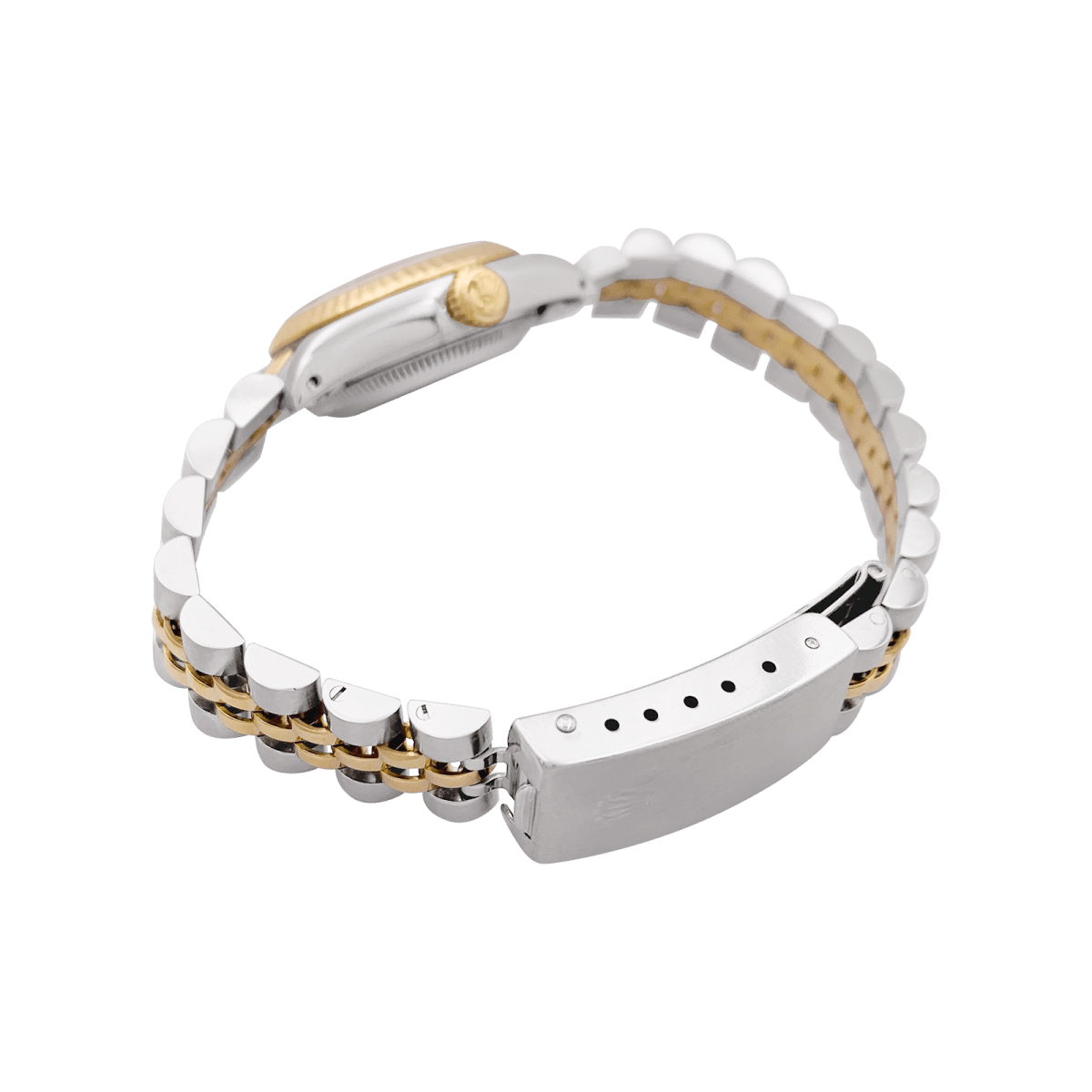 Montre ROLEX "Oyster Perpetual Datejust" en or jaune et acier - Castafiore