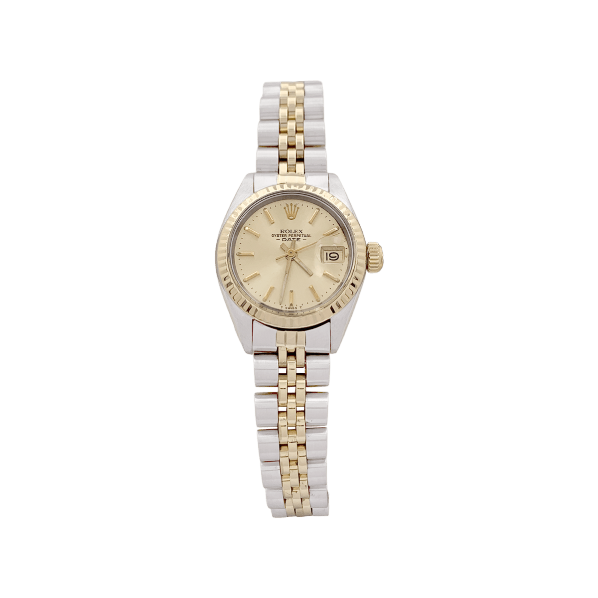 Montre Rolex "Oyster Perpetual Datejust" en or jaune et acier - Castafiore