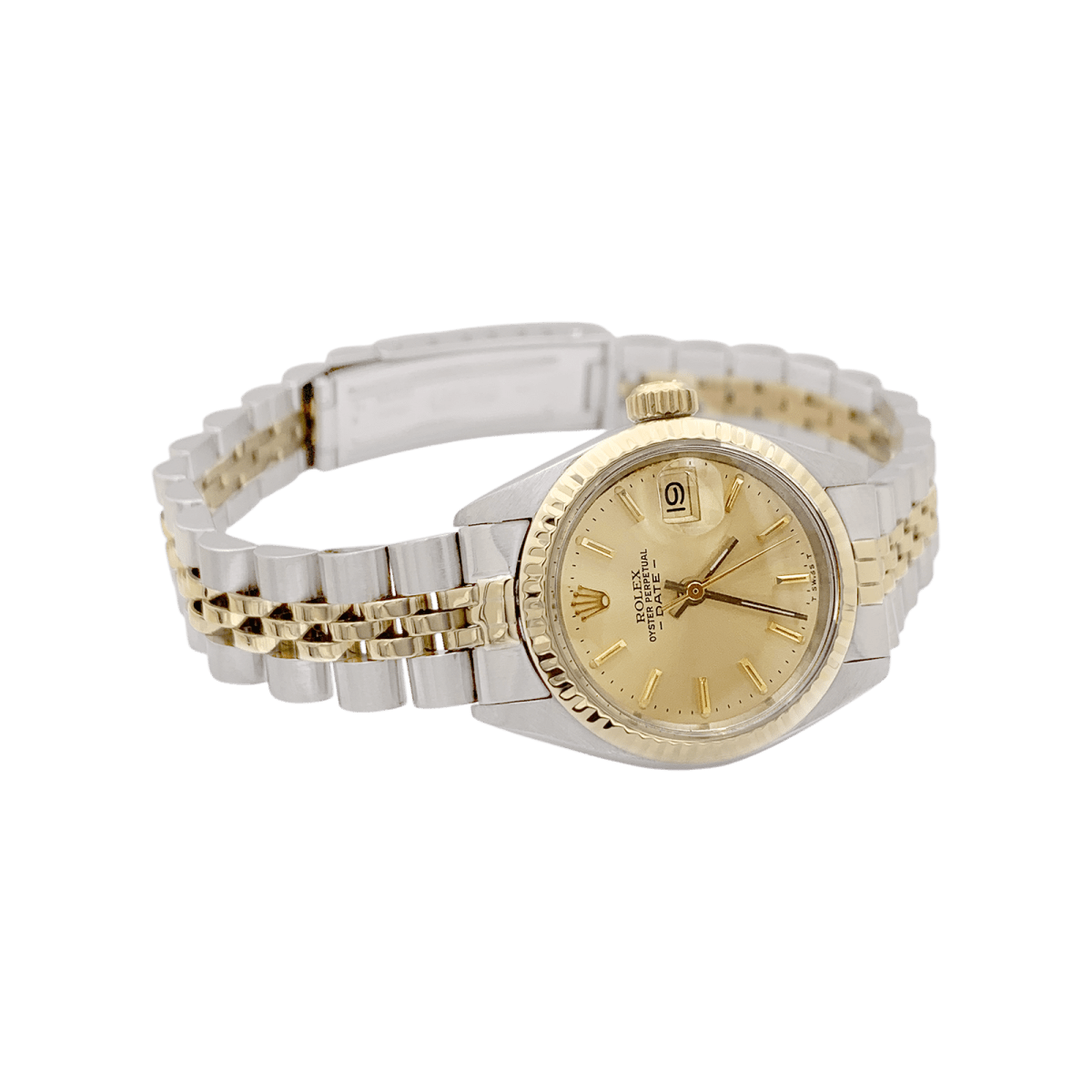 Montre Rolex "Oyster Perpetual Datejust" en or jaune et acier - Castafiore