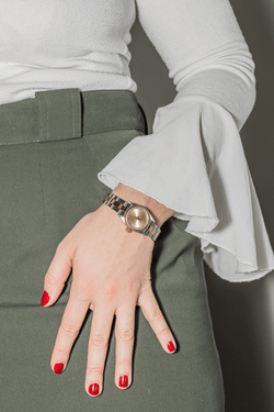 Montre ROLEX Oyster perpetual en acier - Castafiore