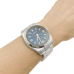 Montre Rolex, "Oyster Perpetual" en acier. - Castafiore